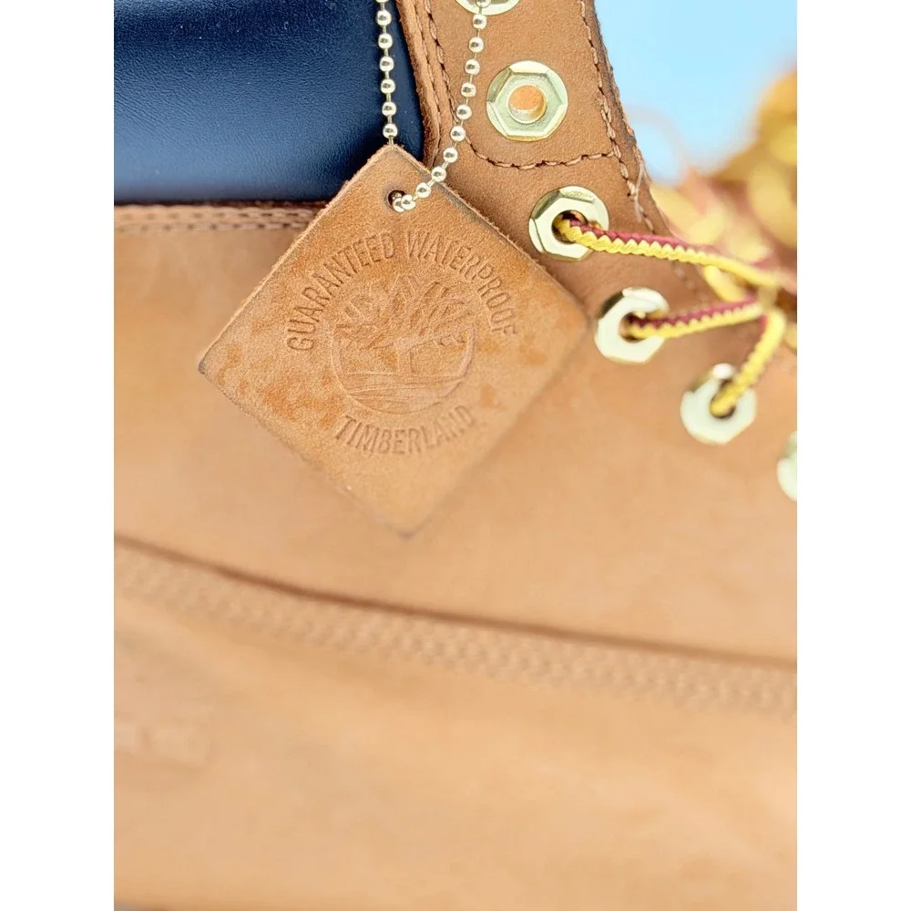 Timberland 6 Inch Premium Waterproof Boot Wheat Nubuck Mens 10 TB118094231
